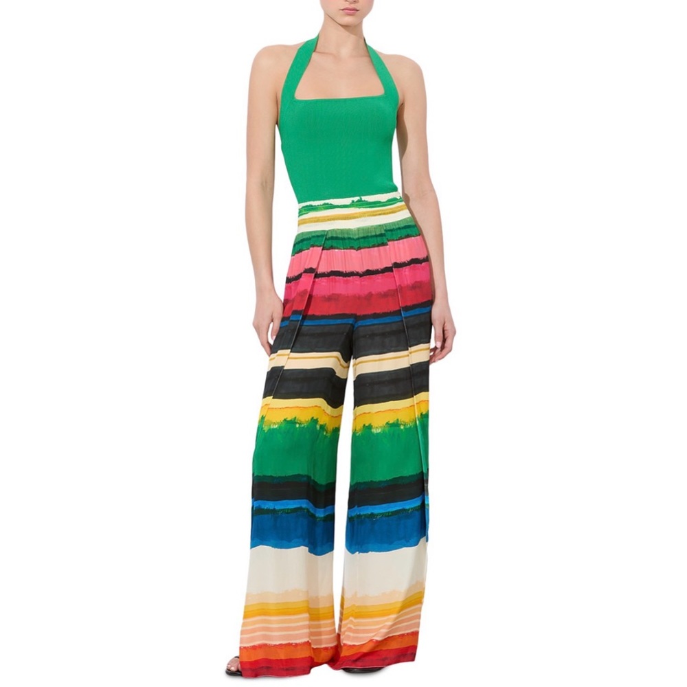 Alice & Olivia Larissa Open Pleat Pant